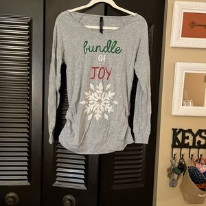 Long sleeve maternity t-shirt